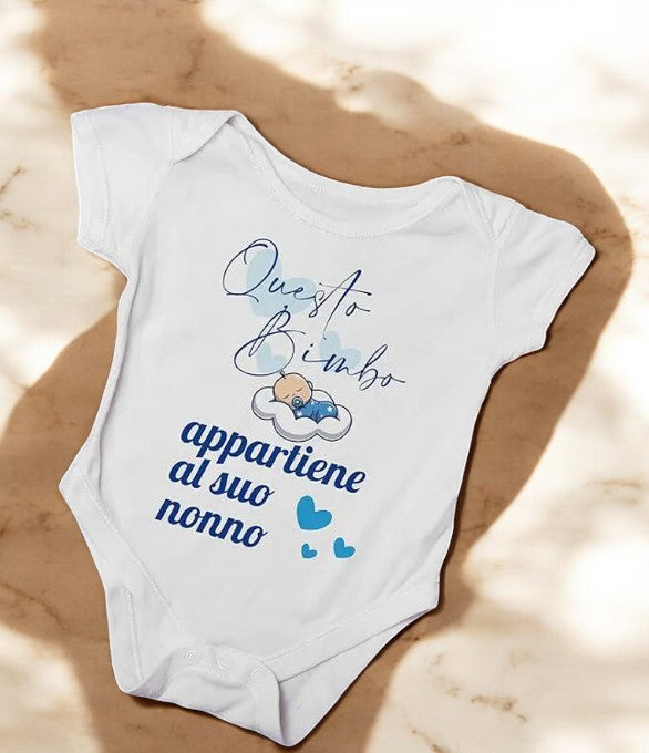 BODY SCRITTA NEONATO BAMBINO