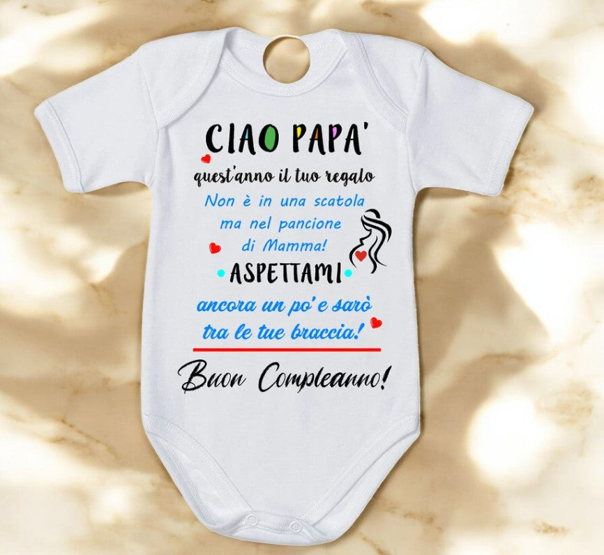 BODY SCRITTA NEONATO BAMBINO