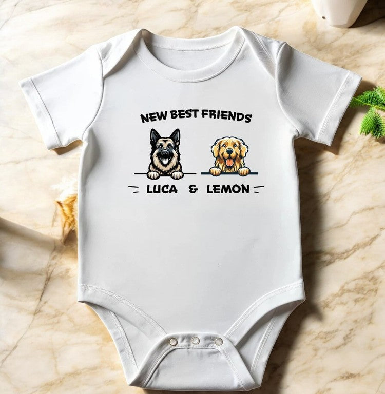 BODY SCRITTA E DISEGNO NEONATO BAMBINO