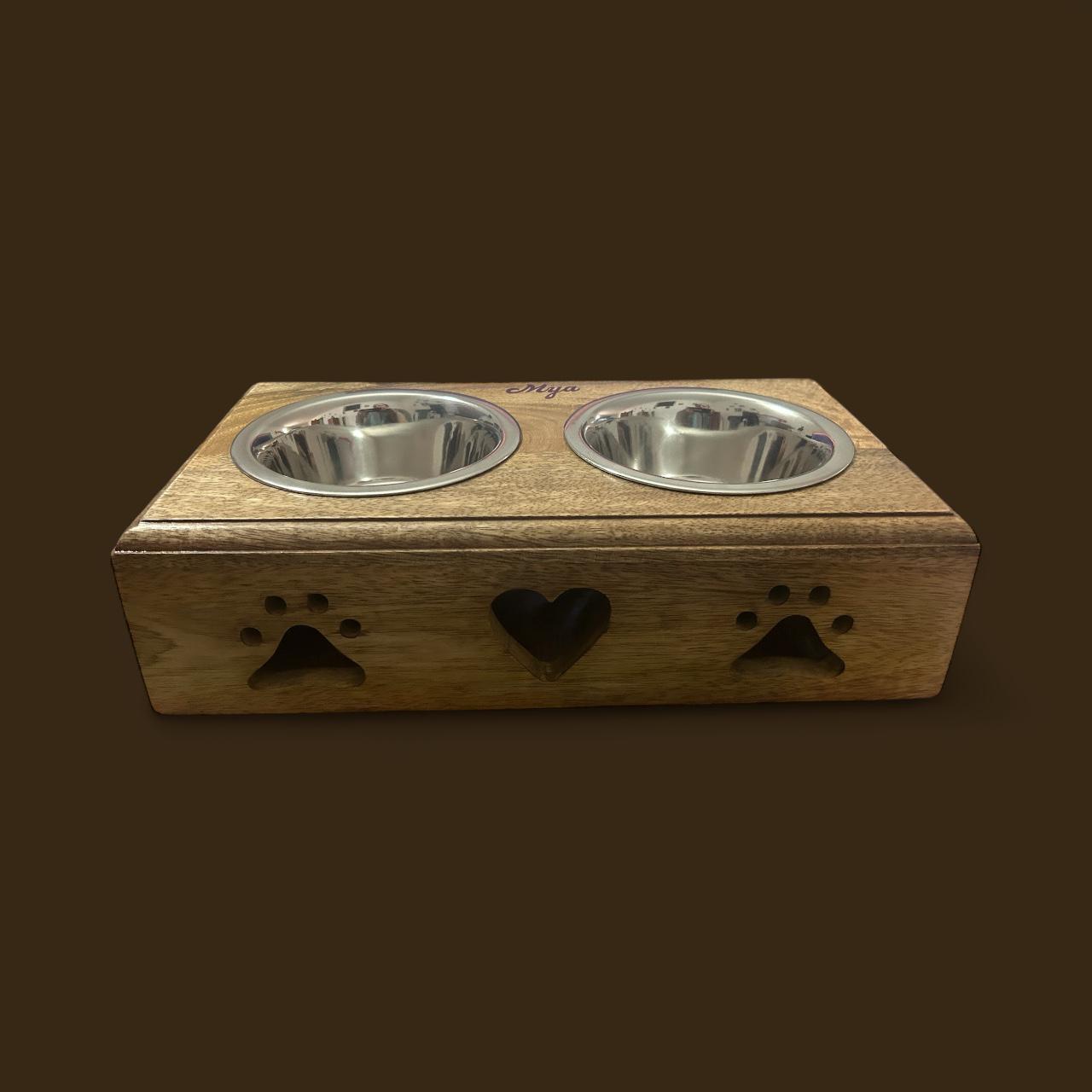 PORTA CIOTOLA IN LEGNO CON NOME E ZAMPA