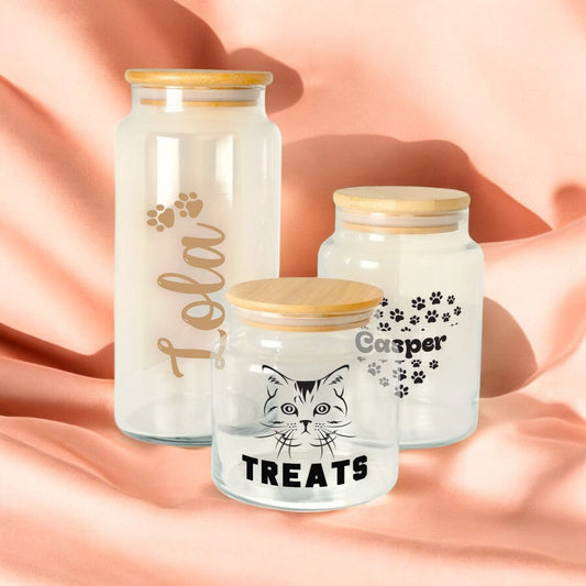 PORTA SNACK VETRO CON TAPPO IN LEGNO