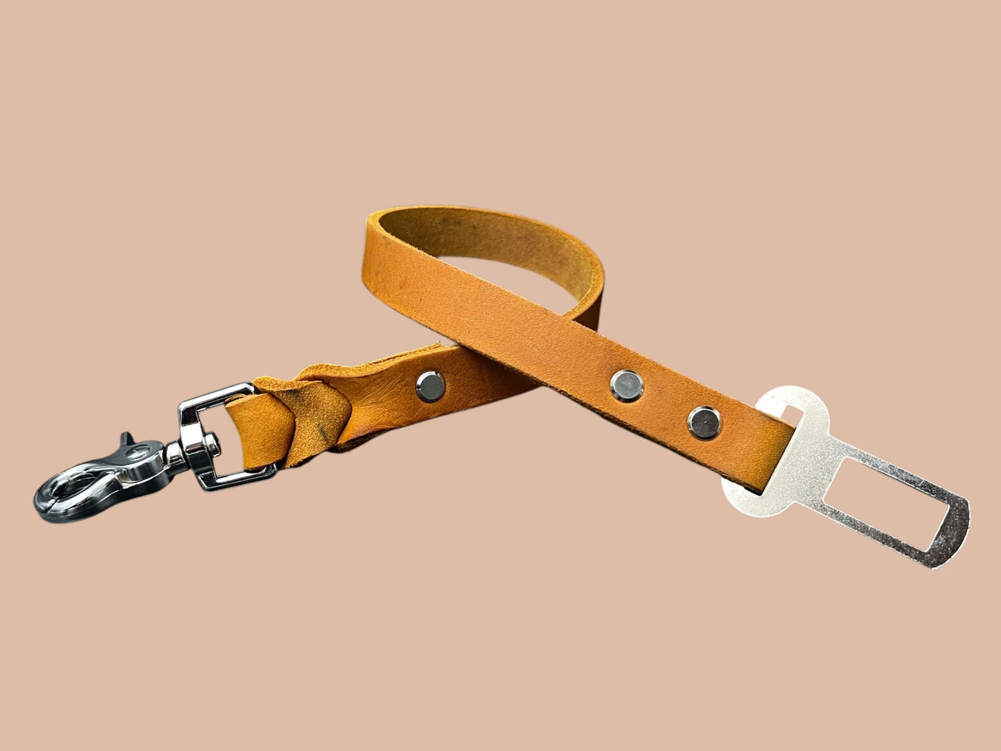 CINTURA DI SICUREZZA AUTO CUOIO