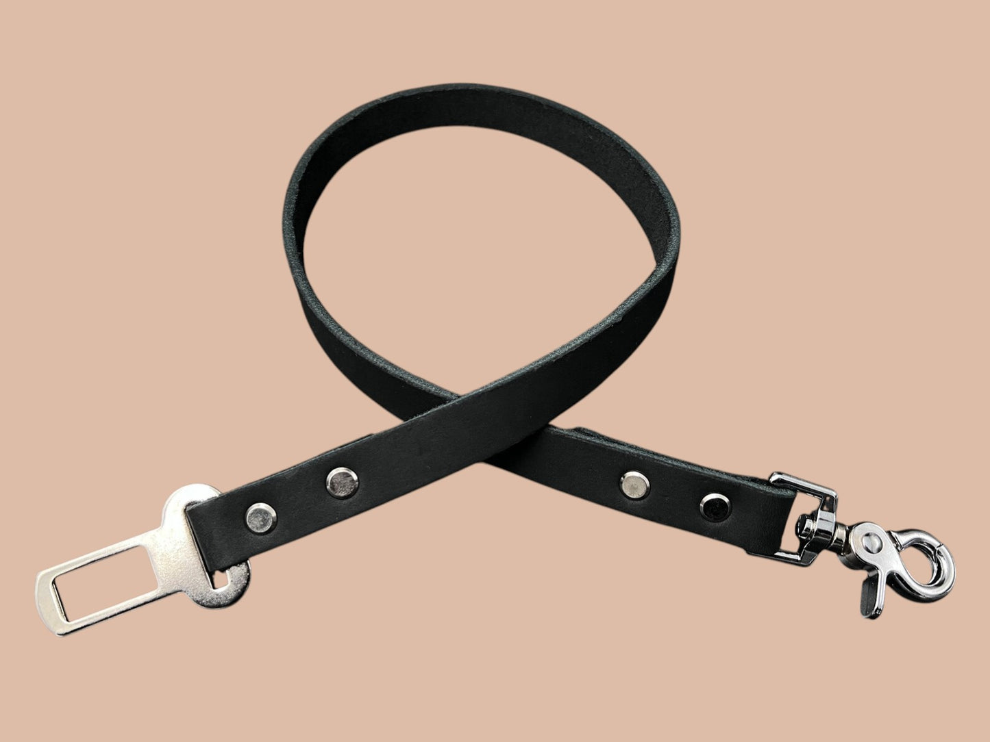 CINTURA DI SICUREZZA AUTO CUOIO