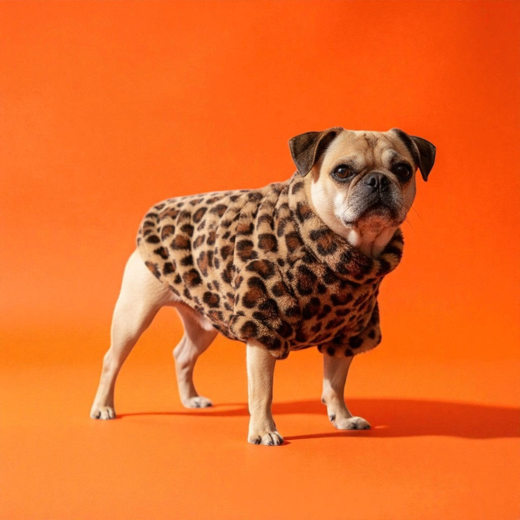 CAPPOTTINO IN ECOPELLICCIA LEOPARD